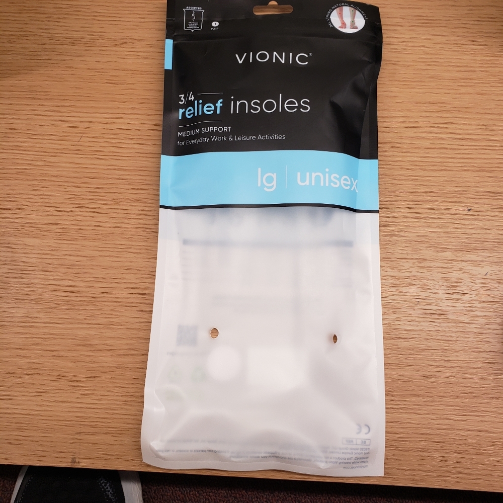 Vionic (Orthoheel) 3/4 Inserts New In Package - Picture 3 of 5